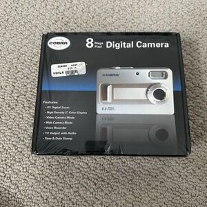 Cobra 8 Mega‎ Pixel Digital Camera DC-8000 New Sealed In Box